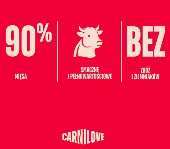 Carnilove Dog Jerky Beef Fillet - wołowina filet 100g