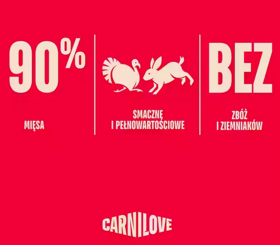 Carnilove Dog Jerky Turkey & Rabbit - indyk i królik 100g