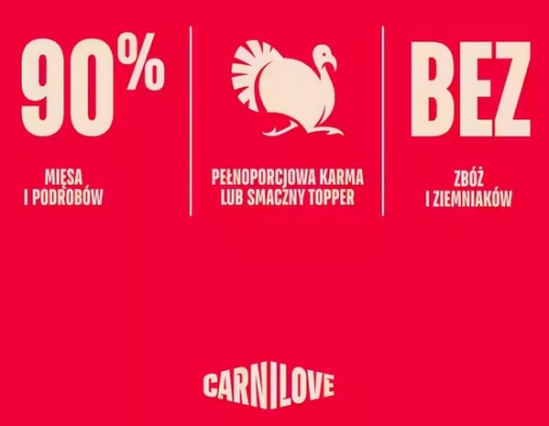 Carnilove Cat Turkey - indyk w sosie saszetka 85g