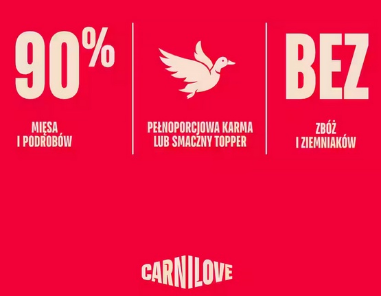 Carnilove Cat Duck - kaczka w sosie saszetka 85g