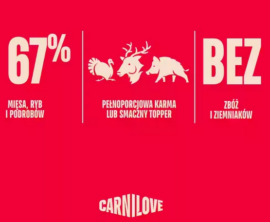 Carnilove Dog Turkey & Reindeer & Wildboar Adult - indyk, renifer i dzik puszka 400g