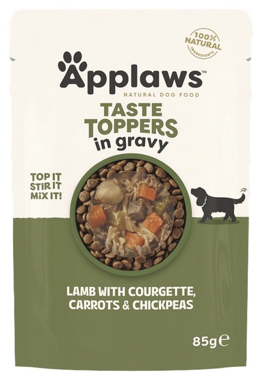 Applaws Taste Toppers Saszetka dla psa - jagnięcina, cukinia i marchew w sosie 85g