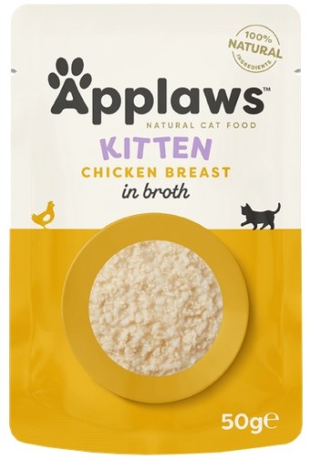 Applaws saszetka dla kota Kitten Kurczak w rosole 50g