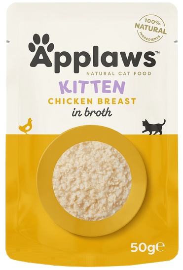 Applaws saszetka dla kota Kitten Kurczak w rosole 50g