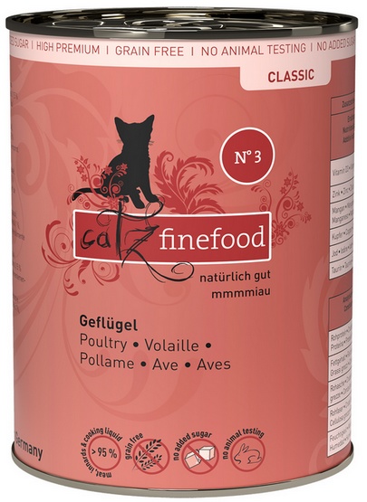 Catz Finefood Classic Drób (N.03) puszka 400g