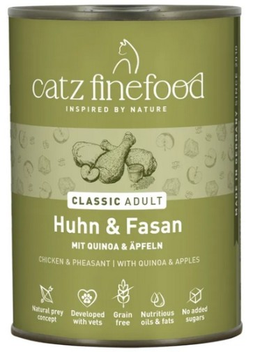 Catz Finefood Classic Kurczak i Bażant (N.15) puszka 400g