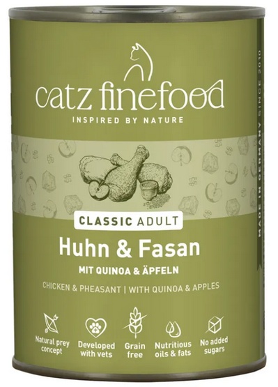 Catz Finefood Classic Kurczak i Bażant (N.15) puszka 400g