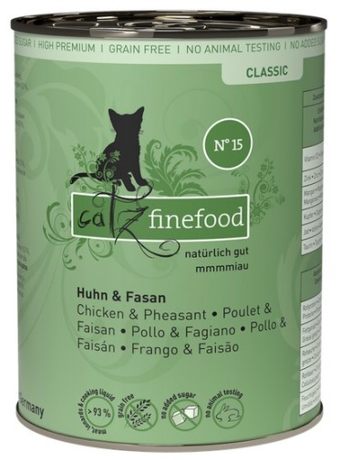 Catz Finefood Classic Kurczak i Bażant (N.15) puszka 400g