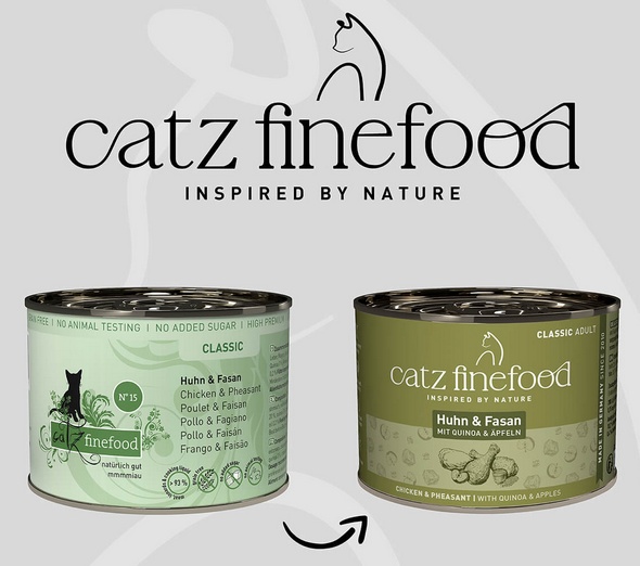 Catz Finefood Classic Kurczak i Bażant (N.15) puszka 200g