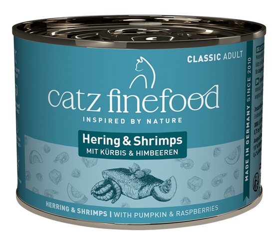 Catz Finefood Classic Śledź i Krewetki (N.13) puszka 200g