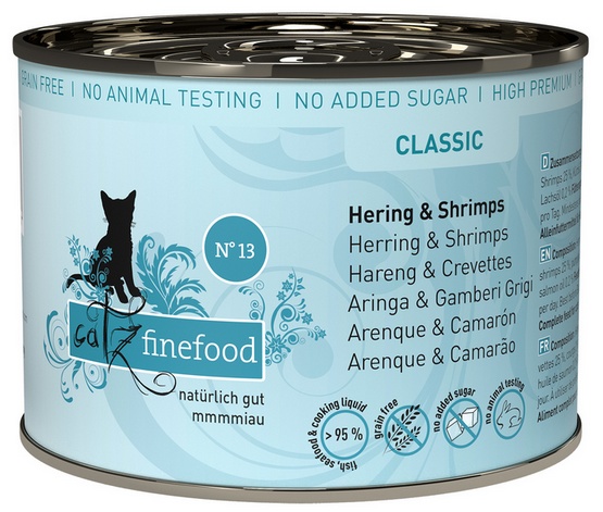 Catz Finefood Classic Śledź i Krewetki (N.13) puszka 200g