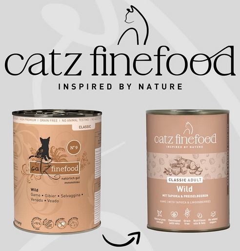 Catz Finefood Classic Dziczyzna (N.09) puszka 400g