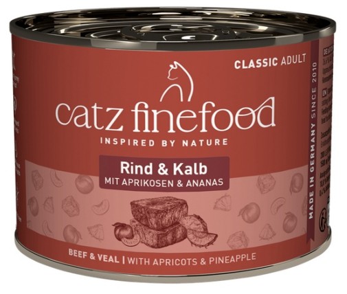 Catz Finefood Classic Wołowina i cielęcina (N.07) puszka 200g