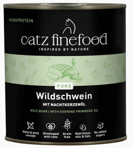 Catz Finefood Pure Dzik (Purrrr N.109) puszka 800g