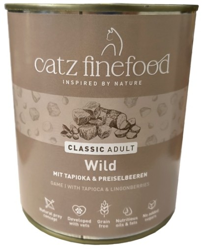 Catz Finefood Classic Dziczyzna (N.09) puszka 800g