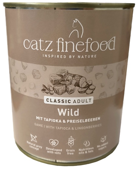 Catz Finefood Classic Dziczyzna (N.09) puszka 800g