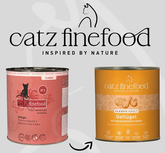 Catz Finefood Classic Drób (N.03) puszka 800g
