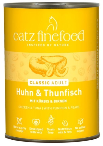 Catz Finefood Classic Kurczak i Tuńczyk (N.25) puszka 400g