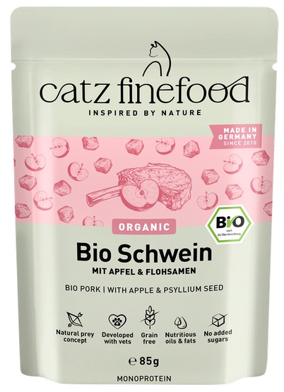 Catz Finefood Organic Bio Wieprzowina (N.509) saszetka 85g