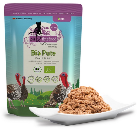 Catz Finefood Organic Bio Indyk (N.511) saszetka 85g