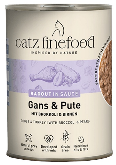 Catz Finefood Ragout in Sauce Gęś i Indyk (N.603) puszka 380g