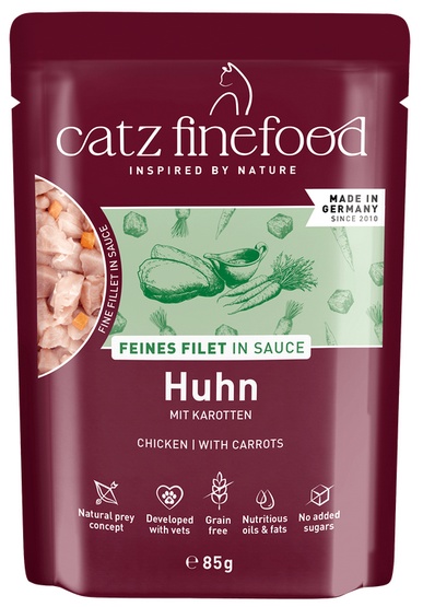 Catz Finefood Feines Filet In Sauce Kurczak i marchew saszetka 85g