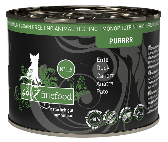 Catz Finefood Purrrr N.115 Kaczka puszka 200g