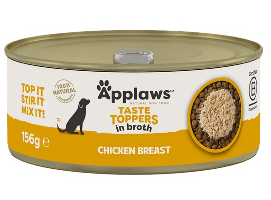 Applaws Dog Taste Toppers puszka z kurczakiem 156g