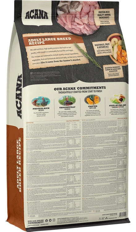 Acana Heritage Adult Large Breed 17kg