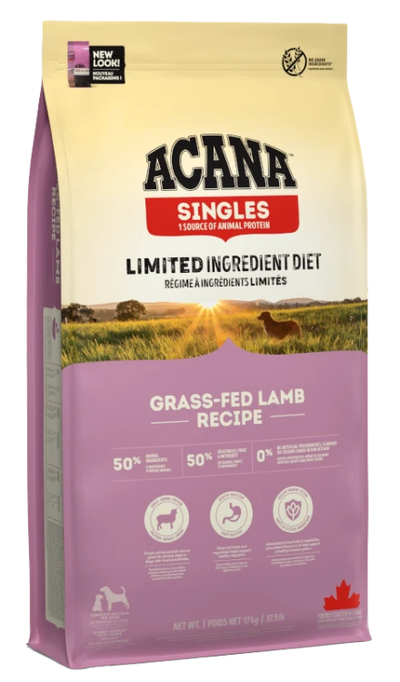 Acana Singles Grass-Fed Lamb 17kg