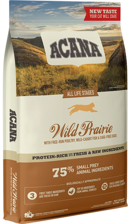 ACANA Wild Prairie Cat – Sucha karma dla kotów, 4,5 kg