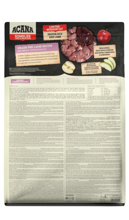 Acana Singles Grass-Fed Lamb 2kg