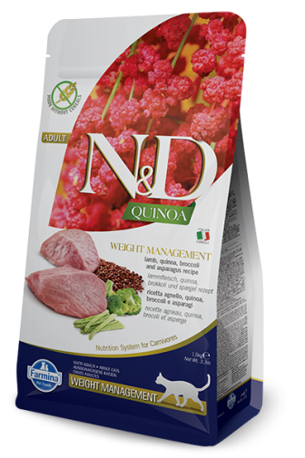 Farmina N&D Quinoa Feline Weight Management Lamb 1,5kg