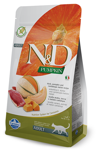 Farmina N&D Pumpkin Feline Adult Duck Pumpkin&Cantaloupe Melon Recipe 1,5kg