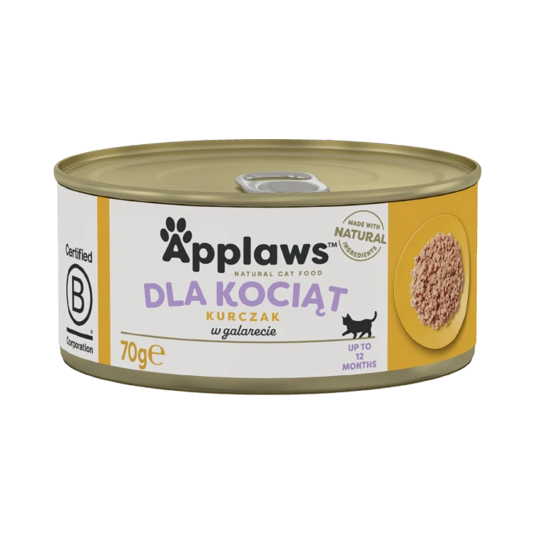 APPLAWS Kitten Chicken In Jelly Tin 70g