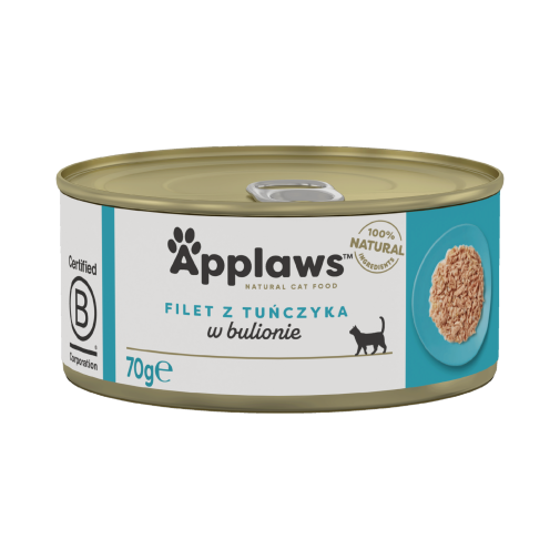 APPLAWS Tuna Fillet In Broth 70g