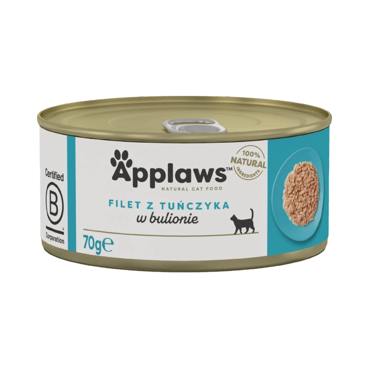 APPLAWS Tuna Fillet In Broth 70g