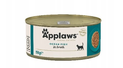 APPLAWS Ocean Fish In Broth Tin 156g